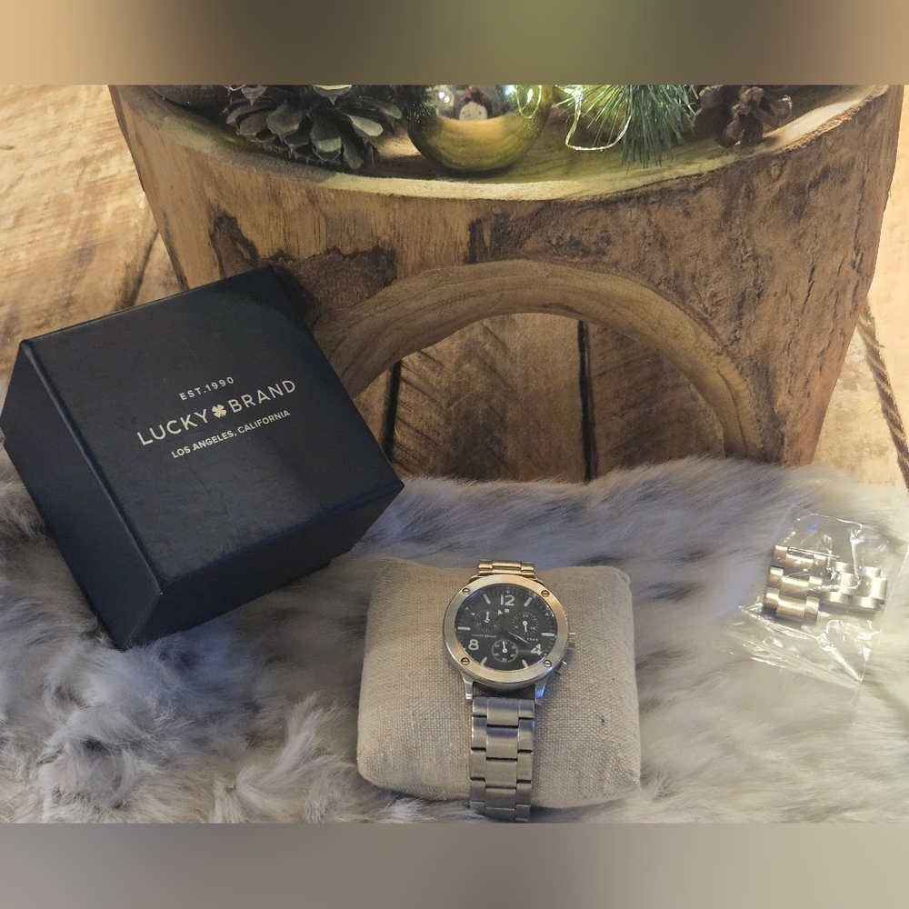 Lucky Brand Rockpoint Silver Multi-Function Watch… - image 6